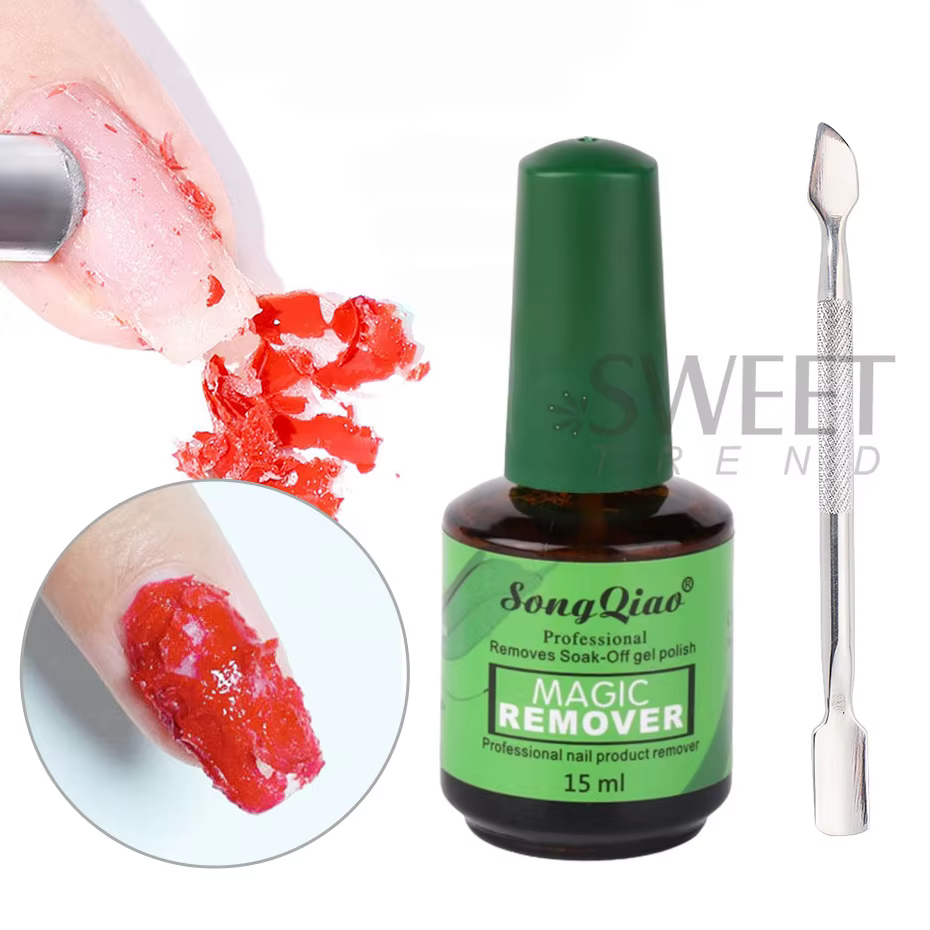 Ensemble de dissolvant professionnel de Gel pour ongles