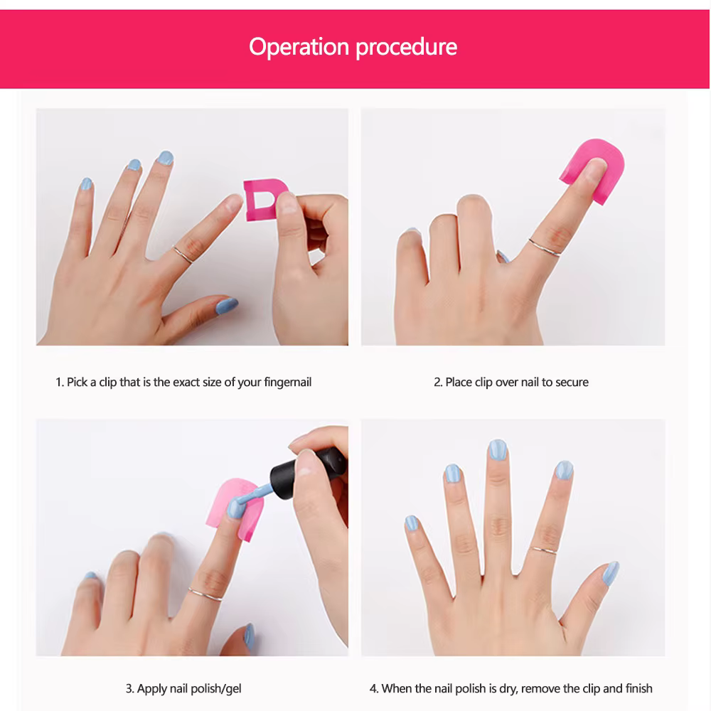 LULAA 26 Pièces Protège-Ongles Souples pour Cuticules