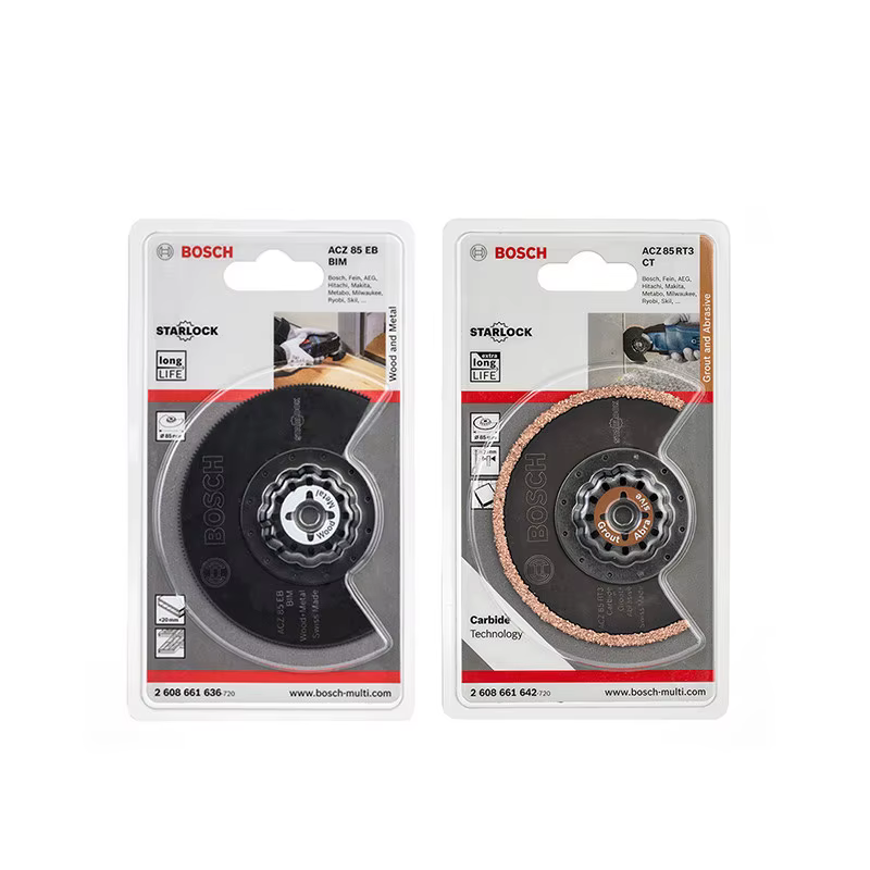 Bosch STARLOCK – accessoires de Machine de découpe multifonctionnelle, travail du bois, rainurage, perforation, accessoires généraux, série Bosch GOP