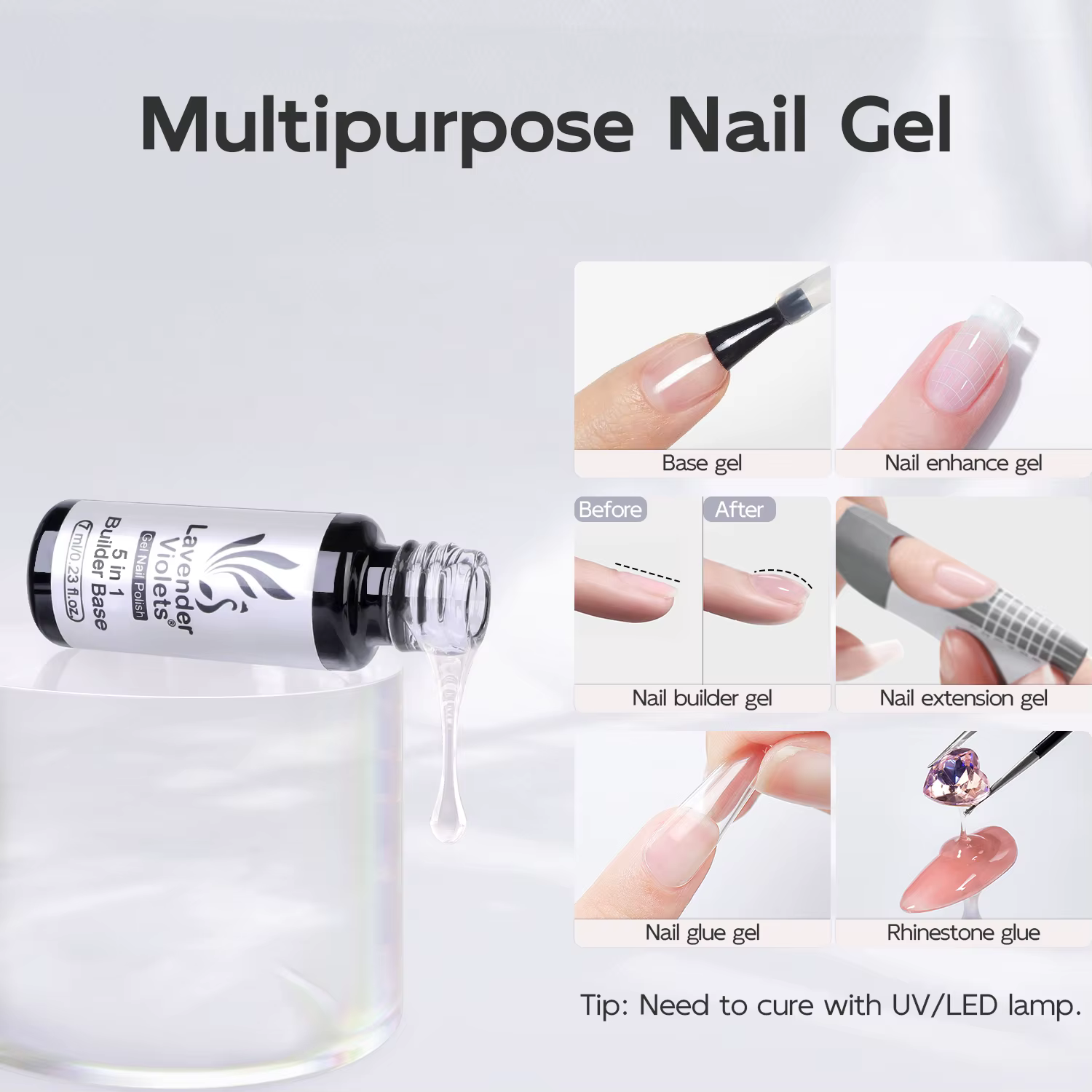 Gel de Base de constructeur 5 en 1
