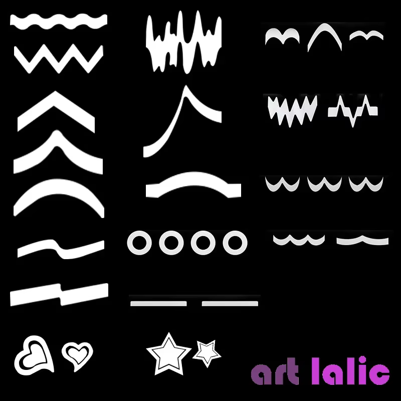Kit de manucure française pour Nail Art