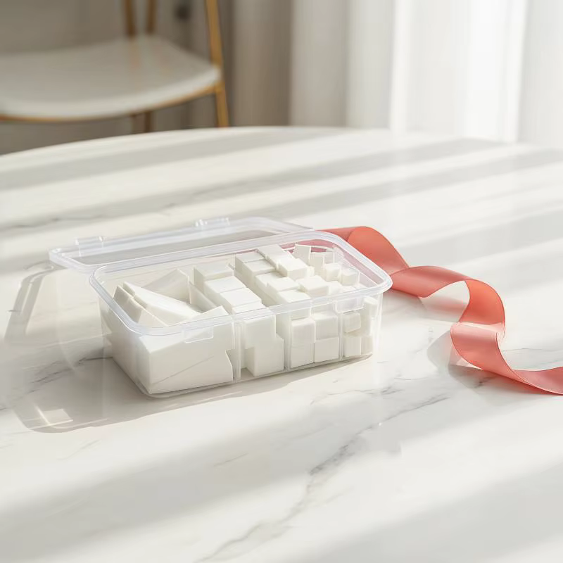 Kit d'éponges carrées pour nail art