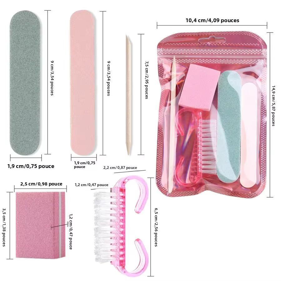 Kit de préparation des ongles à pression