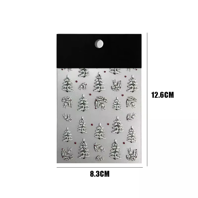 Autocollants pour ongles en relief