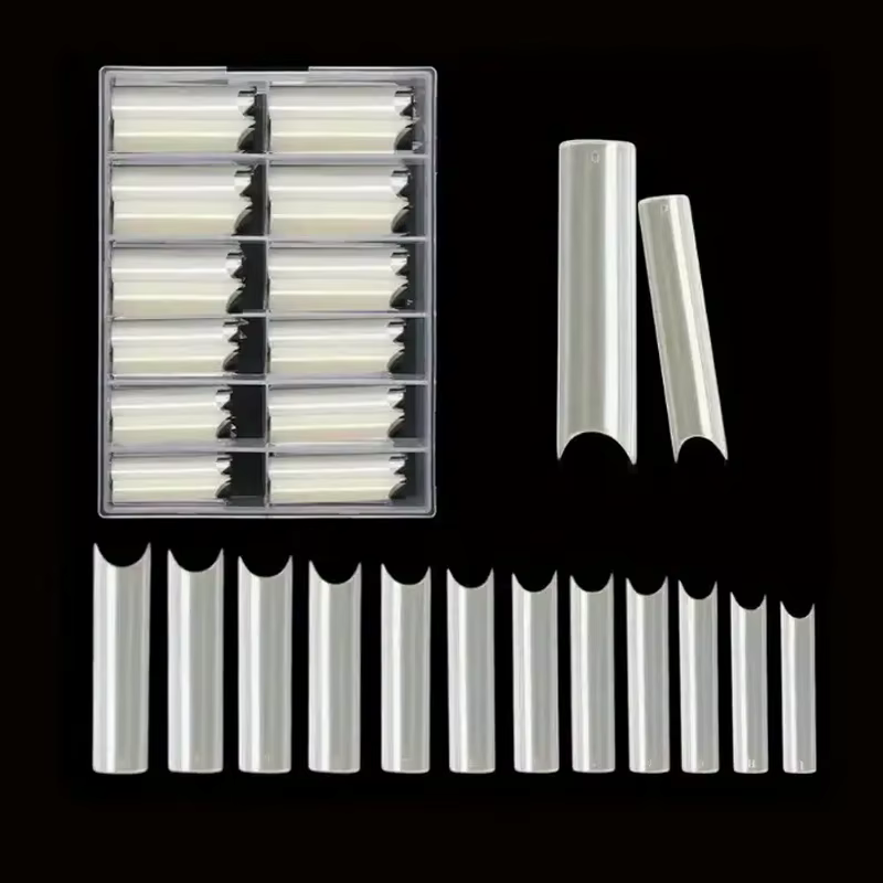 240 faux ongles transparents pour les orteils