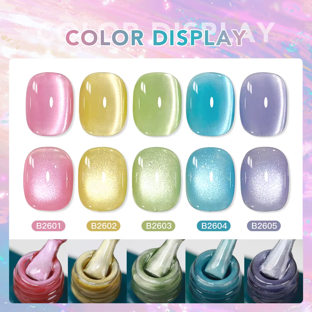 AS 15ml myrtille oeil de chat Gel magnétique Vernis à ongles