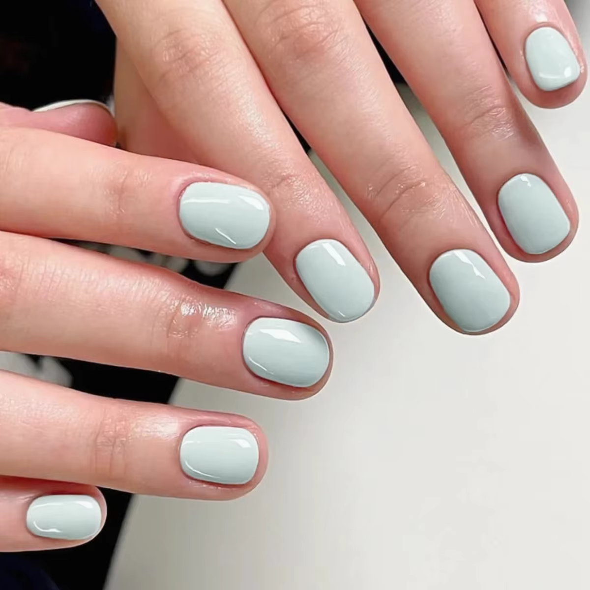 Vernis gel vert menthe crémeux