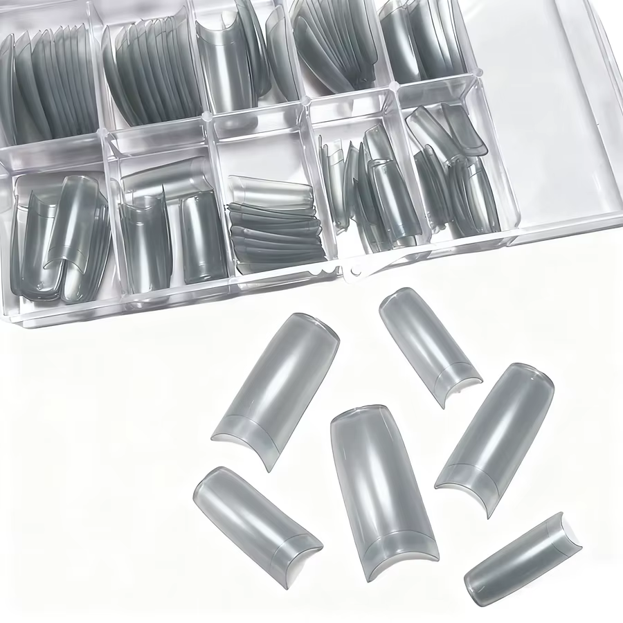 100 pièces pointes d'ongles français nacrés