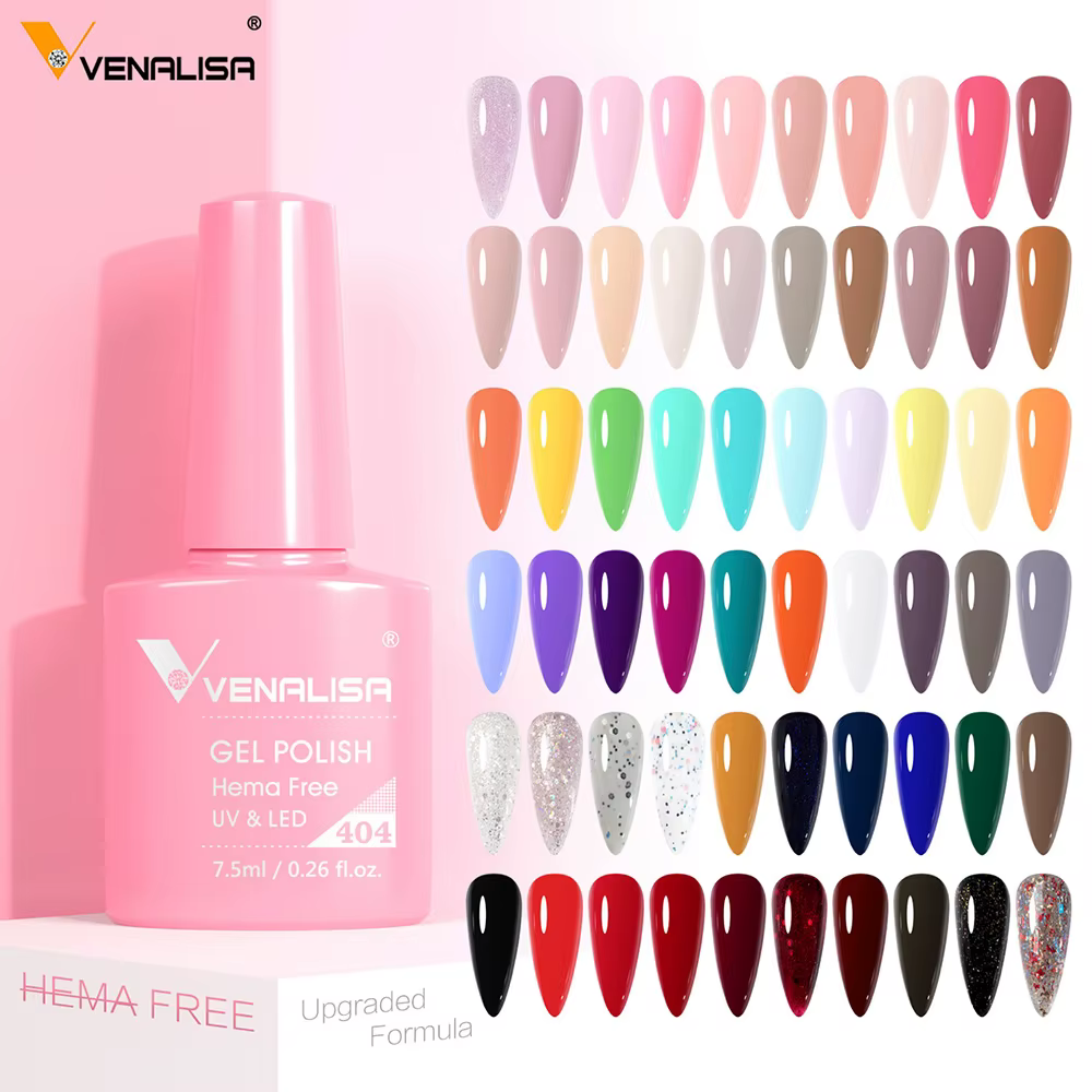 Venalisa HEMA/TPO gratuit 7.5ml vernis à ongles Gel été printemps gelée française nu rose