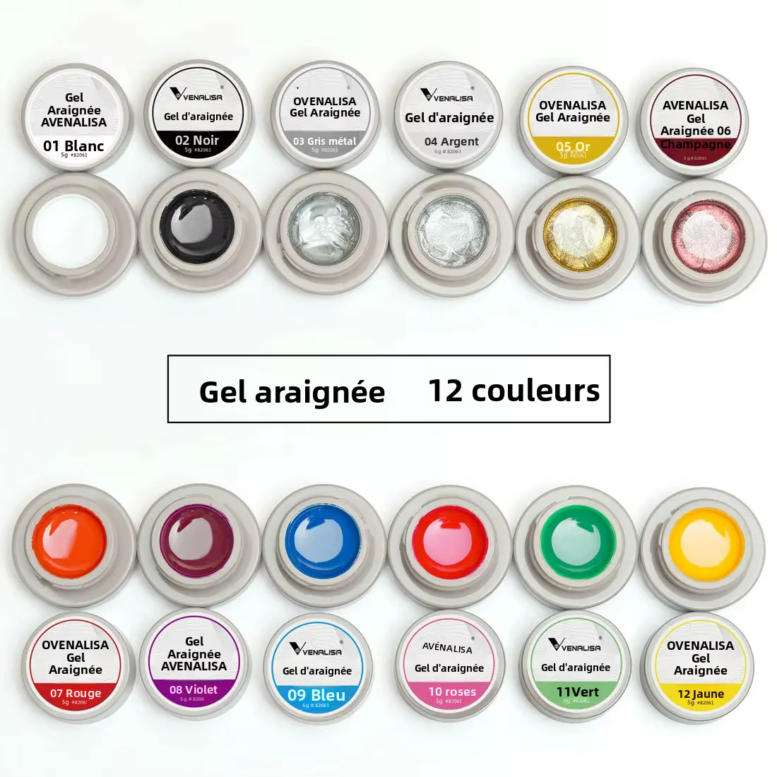 Venalisa 8ml Gel UV LED pour Nail Art