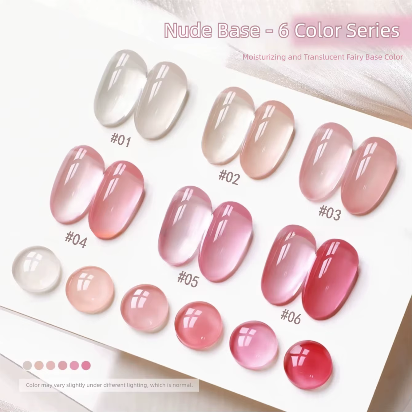 MIANEL 10ML Pure Desire Blush Jelly Gel Vernis à Ongles 2026 Nouveau