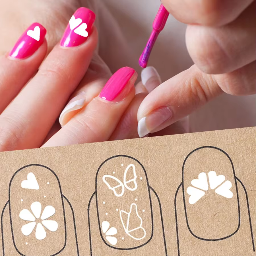 Ensemble de stylos à tampons pour Nail Art