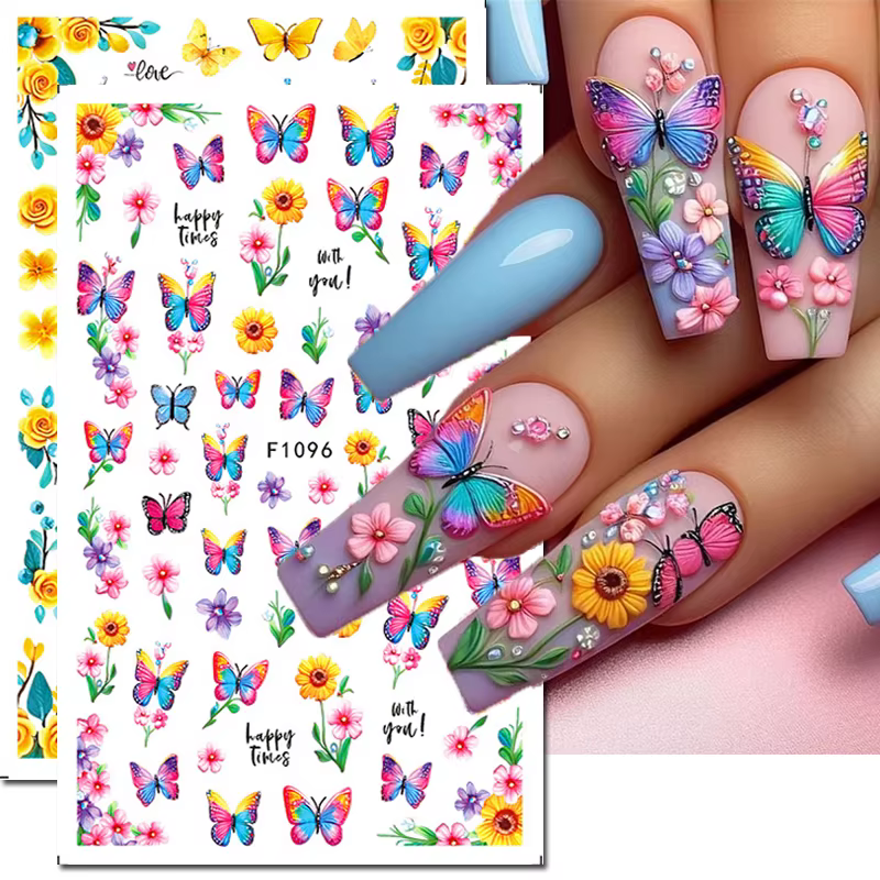 Autocollants 3d pour Nail Art