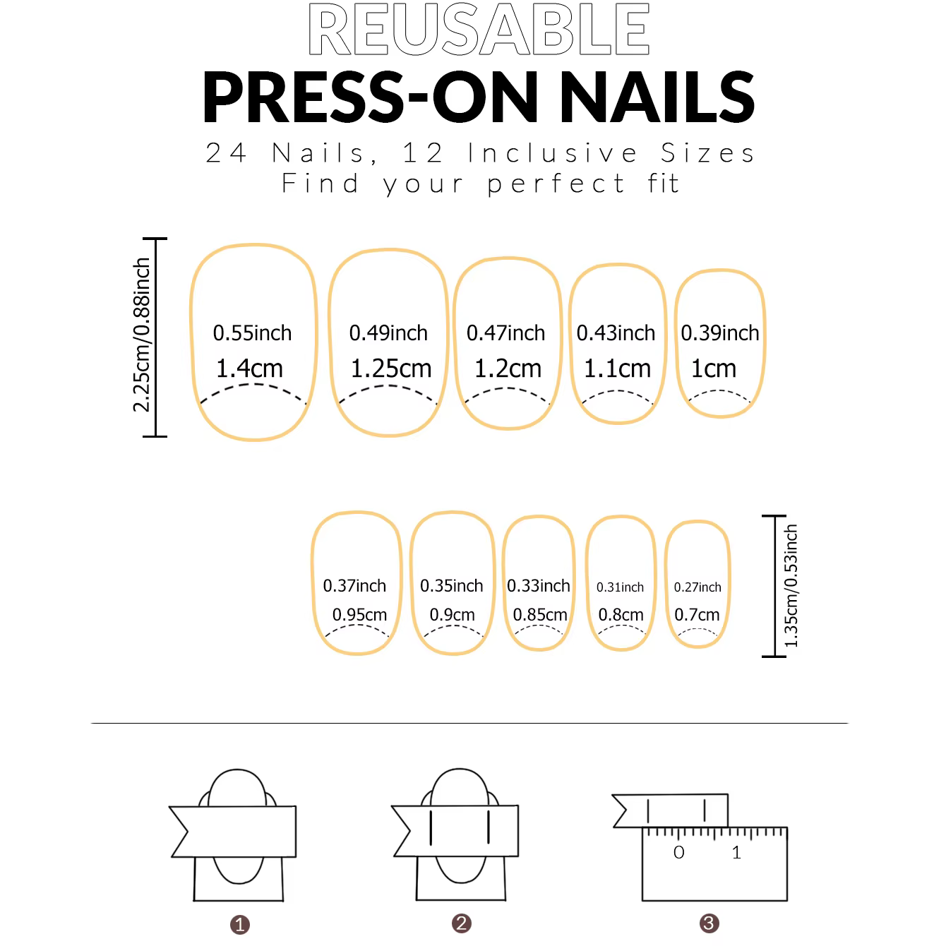 24 pièces mis à niveau votre look avec un ensemble de faux ongles cerise amande à bords rouges 1 lime