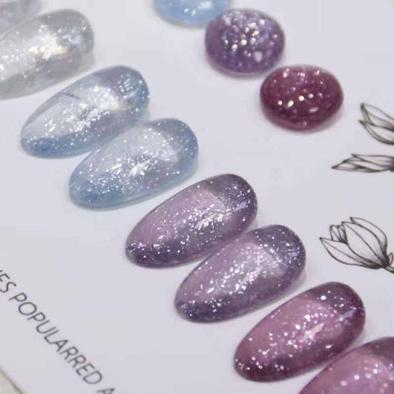 Vernis gel opale scintillant flocon de neige 15 ml