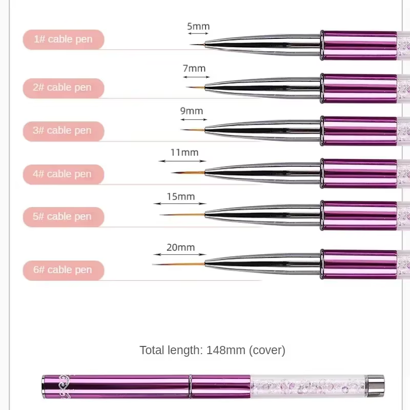 Stylo de peinture à ongles en gel UV