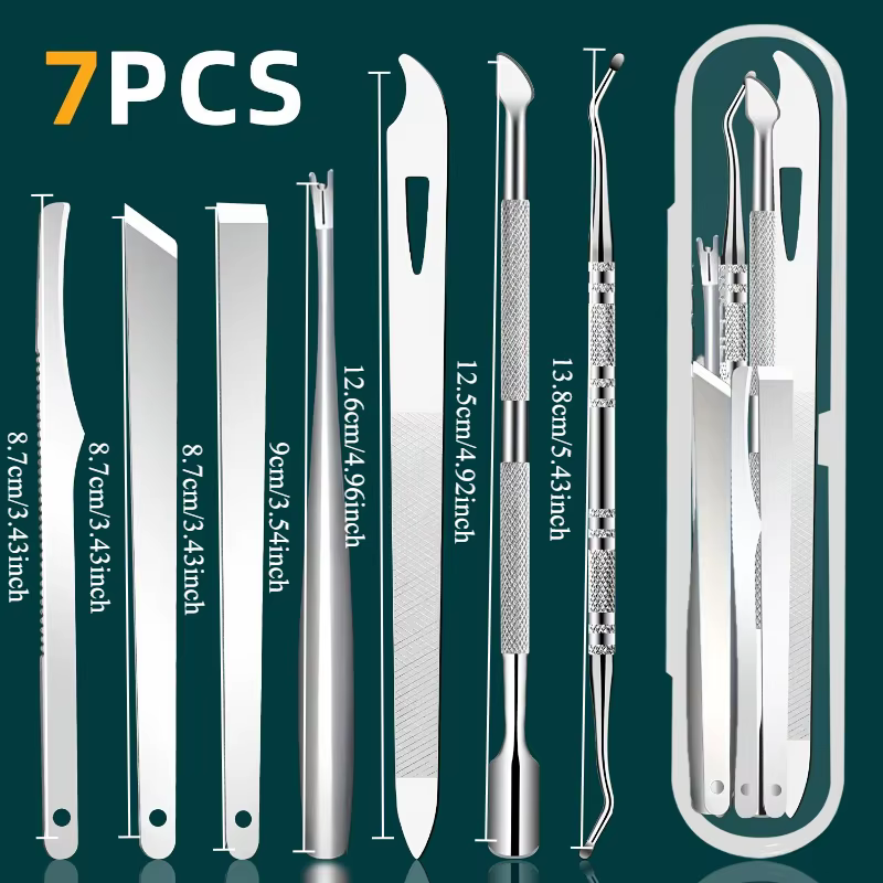 Kit de manucure et pédicure 7 pièces