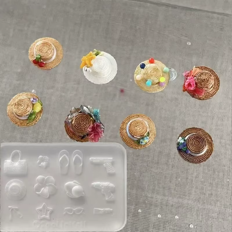 Modèle de manucure Transparent pratique pour bricolage 3D