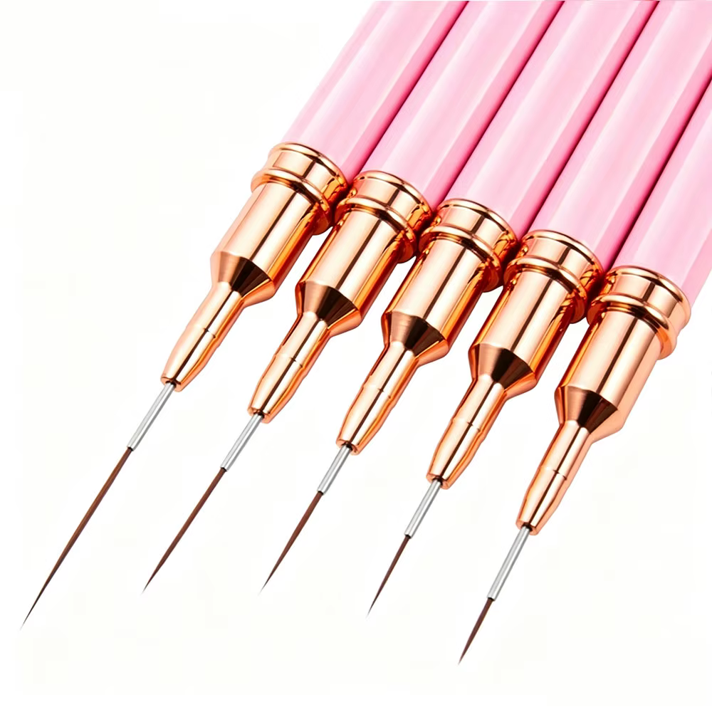 Ensemble de 5 brosses à ongles professionnelles pour manucure