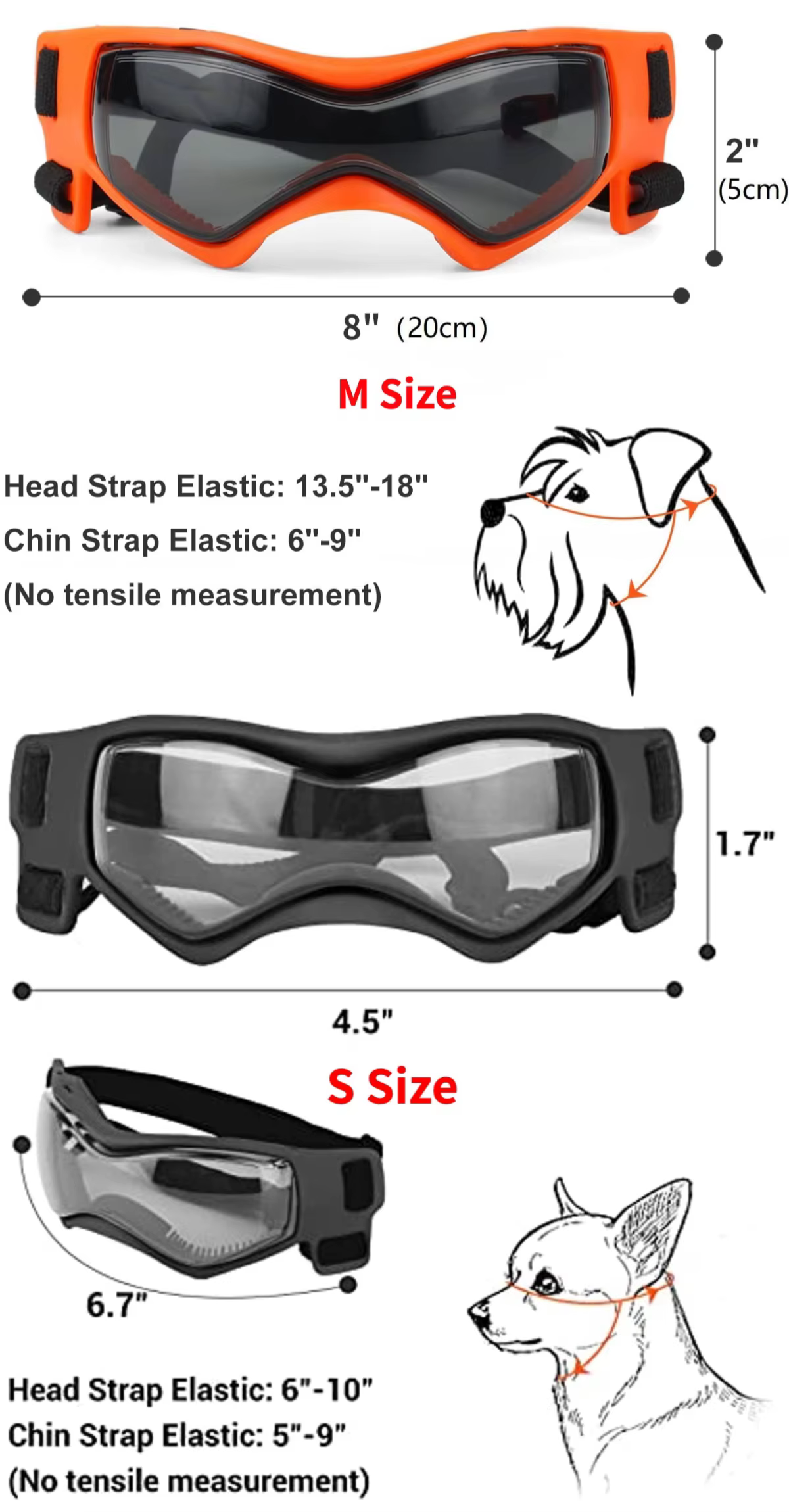 Accessoires pour animaux de compagnie chien Protection UV extérieure lunettes de soleil chat chien lunettes pour petite taille moyenne chiot lunettes sangles réglables
