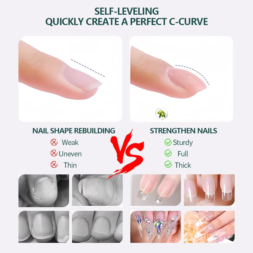 Nailpop – Base transparente en Gel de fonction 7.5ml
