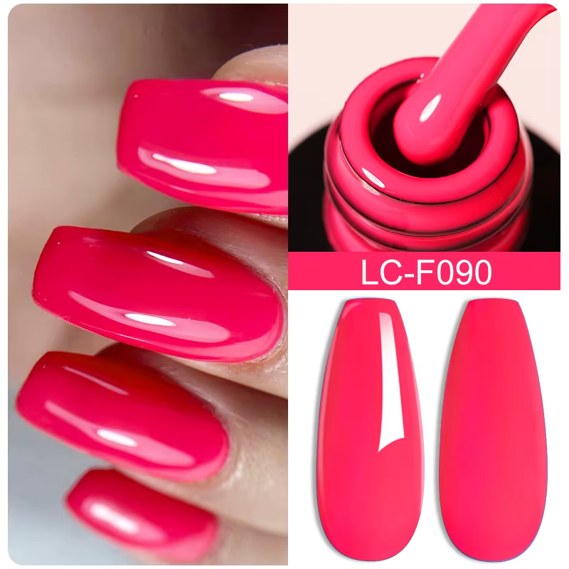 LILYCUTE couleurs néon Gel vernis à ongles Fluorescent été haute Saturation Nail Art Base couche de finition manucure