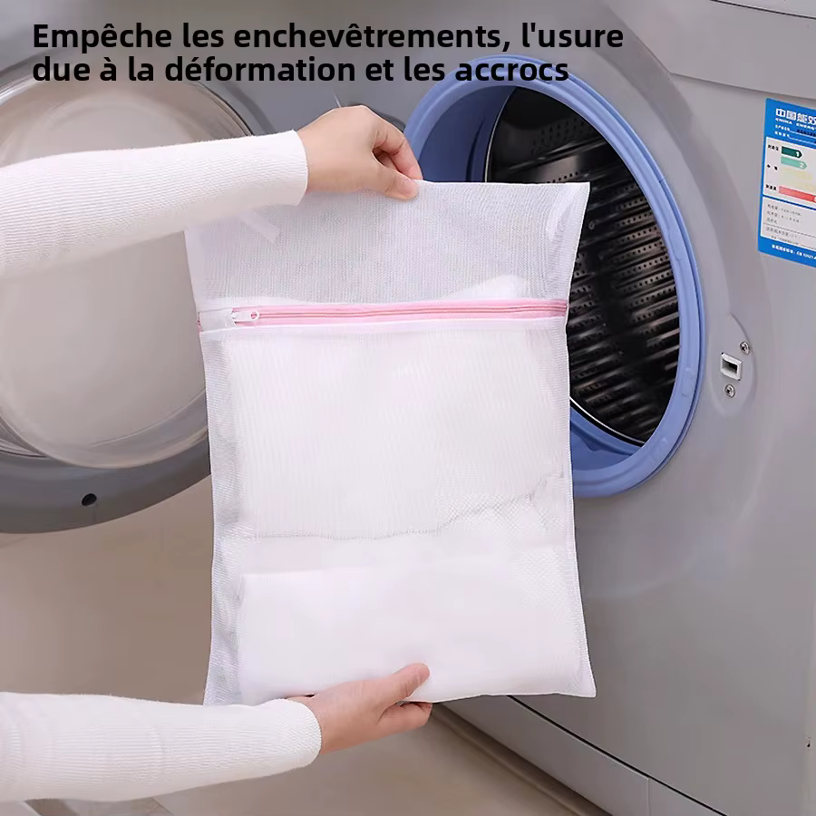 3 pièces/ensemble soutien-gorge sous-vêtements produits fermeture éclair maille sacs à linge paniers outils de nettoyage ménager accessoires soins du linge
