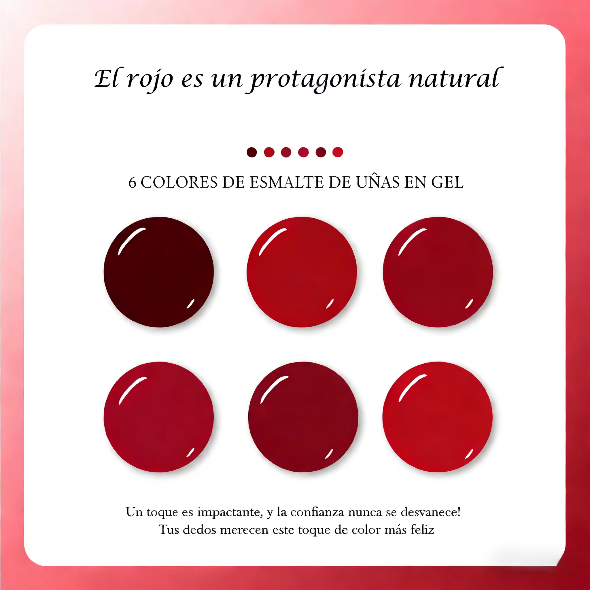 CAMILA – Lot de 6 vernis gel gris clair 15 ml