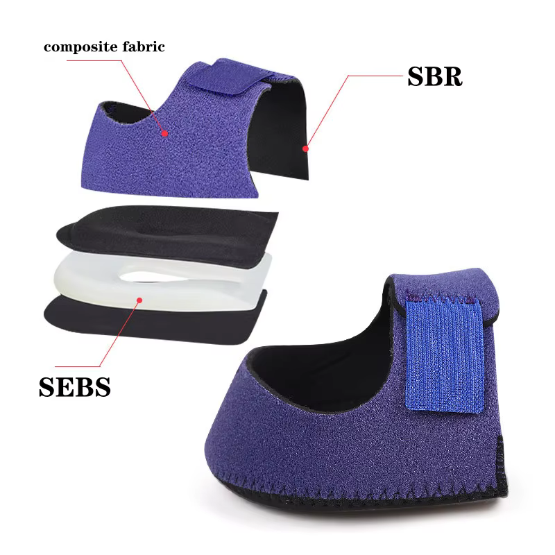 Coussinet de talon Coussinet de talon en silicone Coussinet de talon en gel absorbant les chocs
