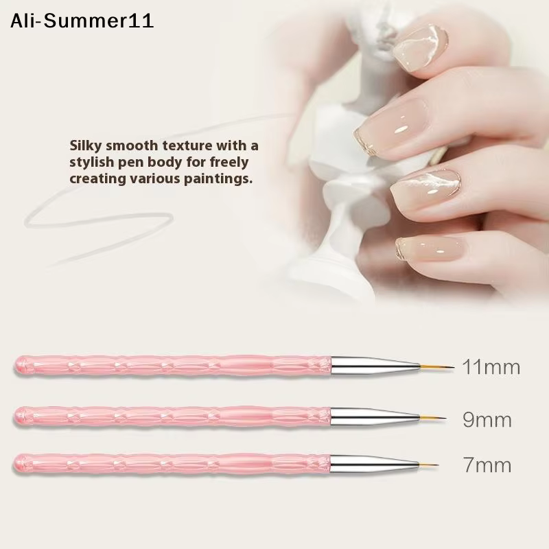 【Amn】 3 pinceaux pour nail art