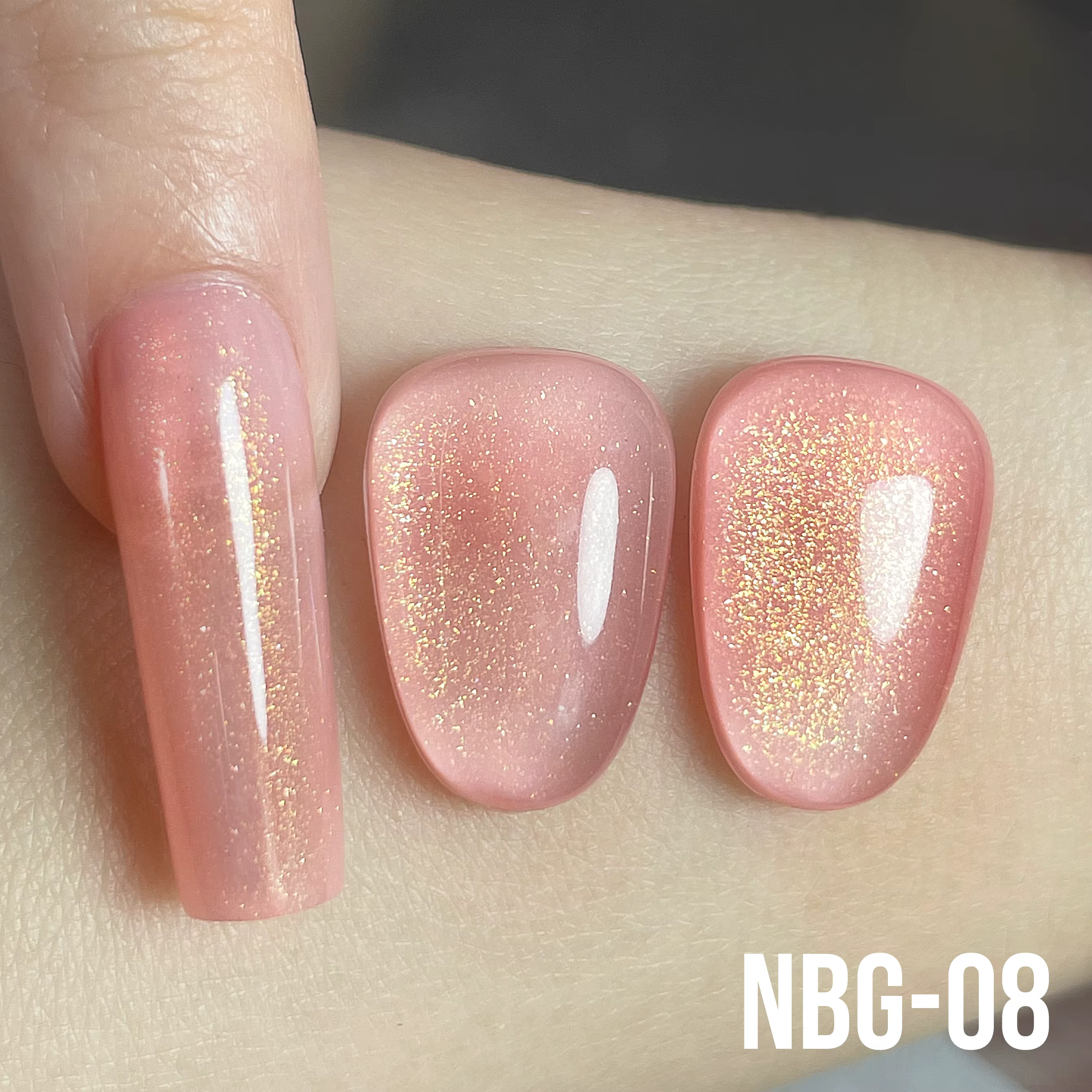 KODI JYJ Gel de Base en caoutchouc naturel 2 en 1 couleur nue couche