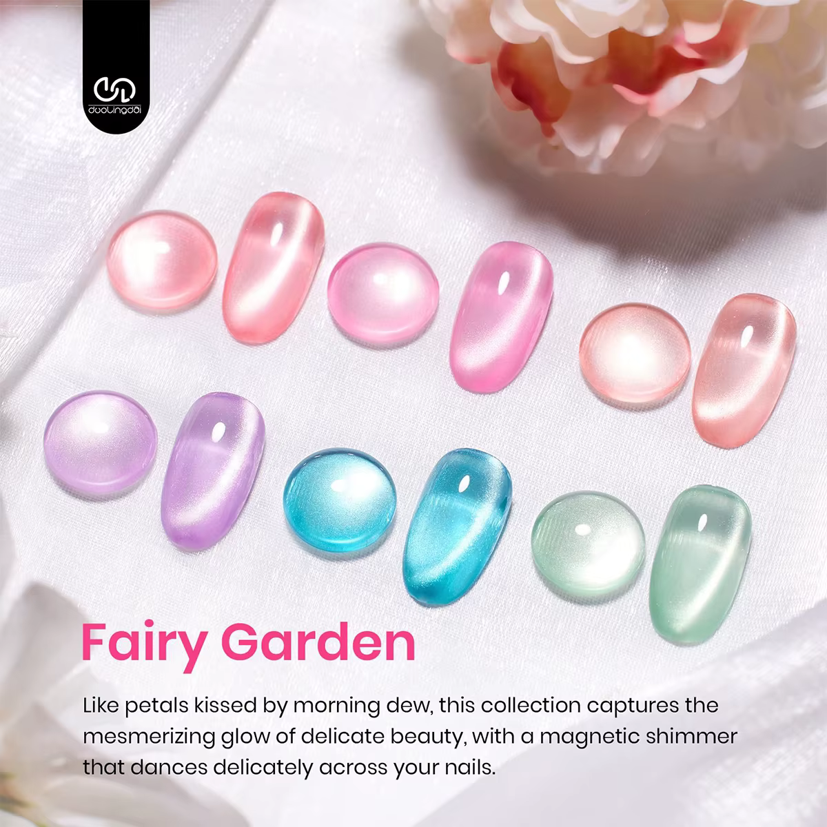 6 pièces noël ongles blanchissant 2025 Style vente chaude aurores boréales perle oeil de chat aimant Gel vernis