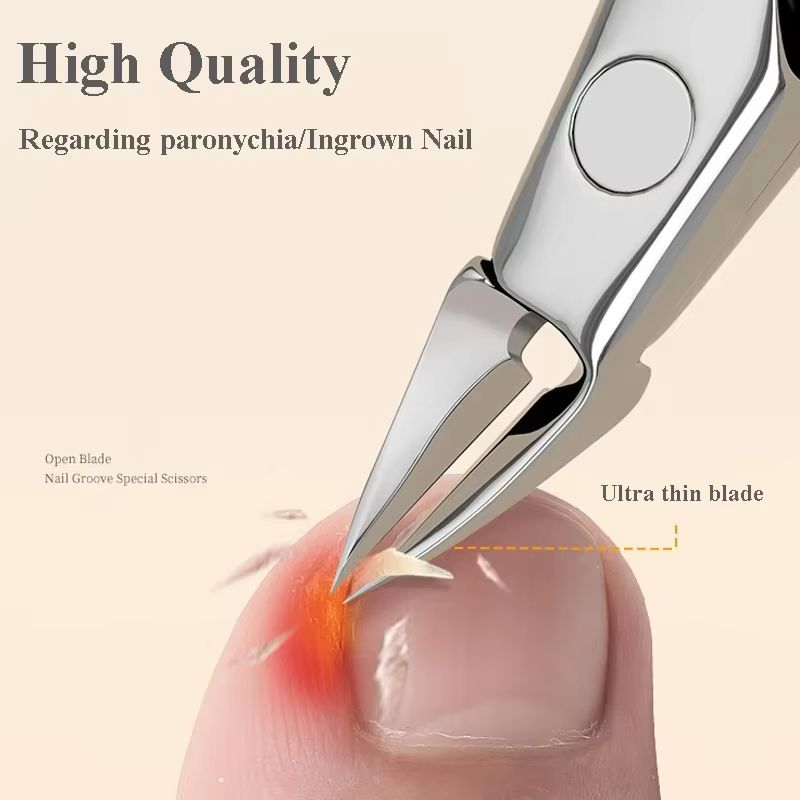Ciseaux à ongles outils de manucure ménagers nouveaux coupe-ongles anti-éclaboussures grand épais dur spécial coupe-ongles outils de pédicure