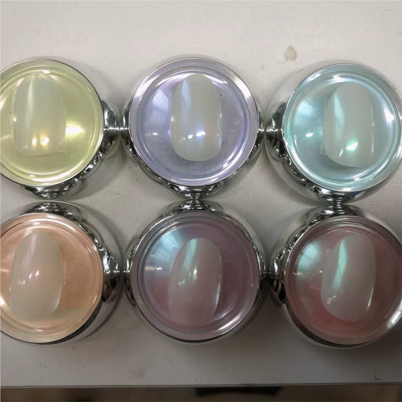 Aurora Mermaid-Poudre à ongles holographique