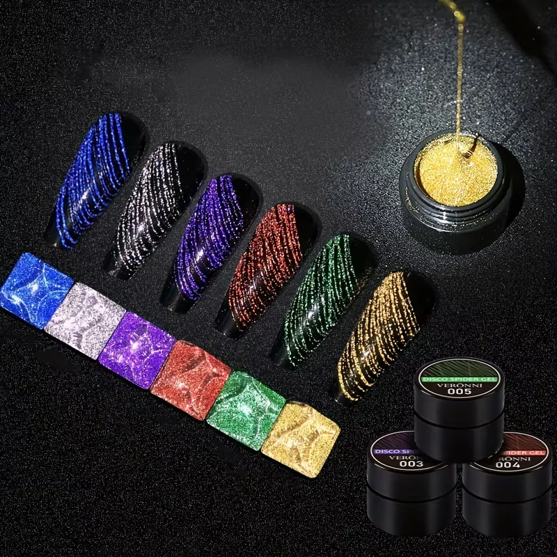 Gel araignée 6 couleurs