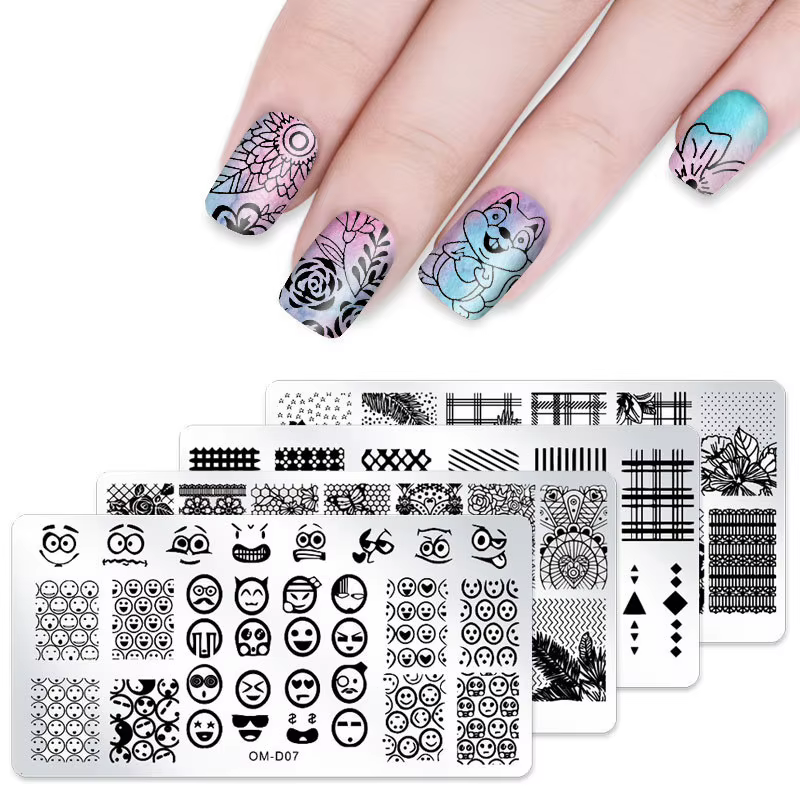 Plaque d'estampage pour Nail Art