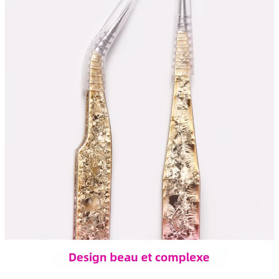 Pincettes à ongles en Silicone à Double extrémité avec tête de pressage