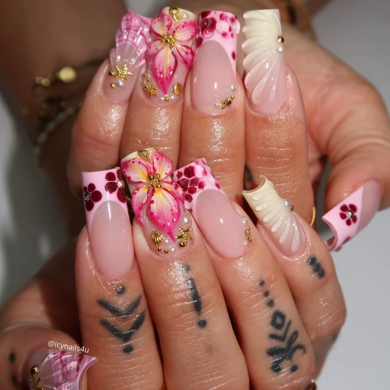 Faux ongles Spice Girls