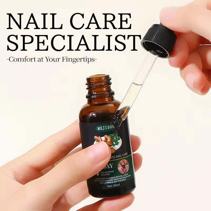 Huile de Soin des Ongles 7 Jours Formule Kératine Acides Aminés Séchage Rapide Brillance Salon Effet 90s Sans Écaillage Hydratation Profonde Renforceur d'Ongles Nouveau Produit