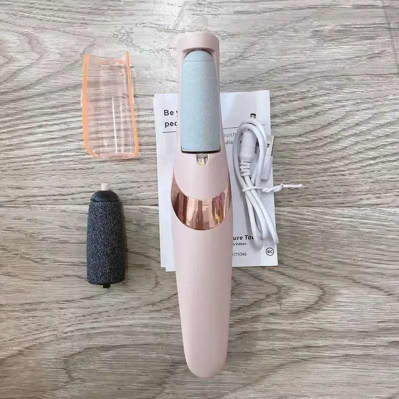 Lime à callus électrique rechargeable sans fil, lime à pieds pour éliminer la peau sèche et rugueuse des talons, pour femmes et hommes