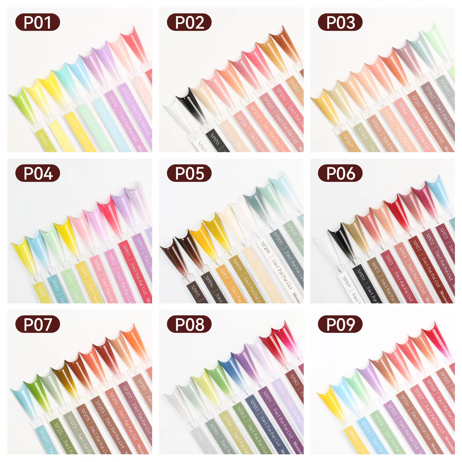 Mocmaki 4-en-1 Gel Ombre pour Ongles