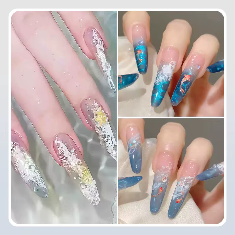 BORN PRETTY 10ml bulle océan vague blanc Gel vernis à ongles printemps Nail Art