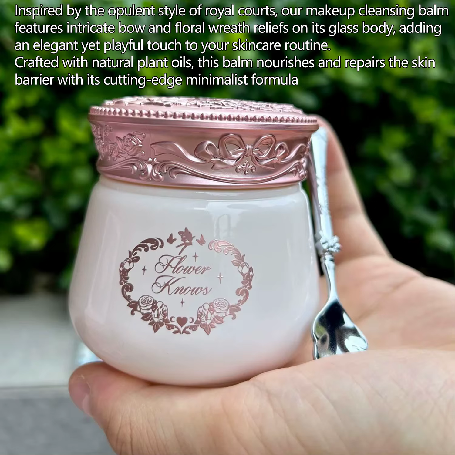 Flower Knows Midsummer Fairytales Baume Nettoyant Démaquillant Doux Nettoyant Visage Hydratant Nourrissant Réparateur De Barrière Cutanée Soin Beauté Style Royal