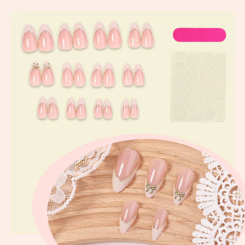 Faux ongles moyens pour femmes et filles