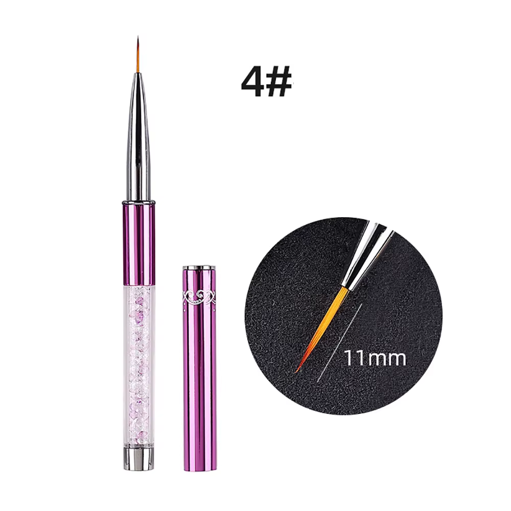 Stylo de peinture de ligne de brosse d'art d'ongle Gel UV outils de manucure 1 pièces