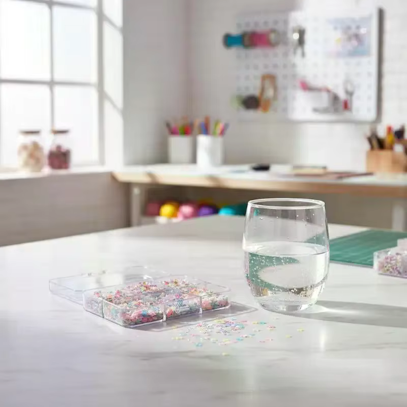 6 Grilles de Paillettes Étoiles Colorées en Forme d'Étoile à Cinq Branches