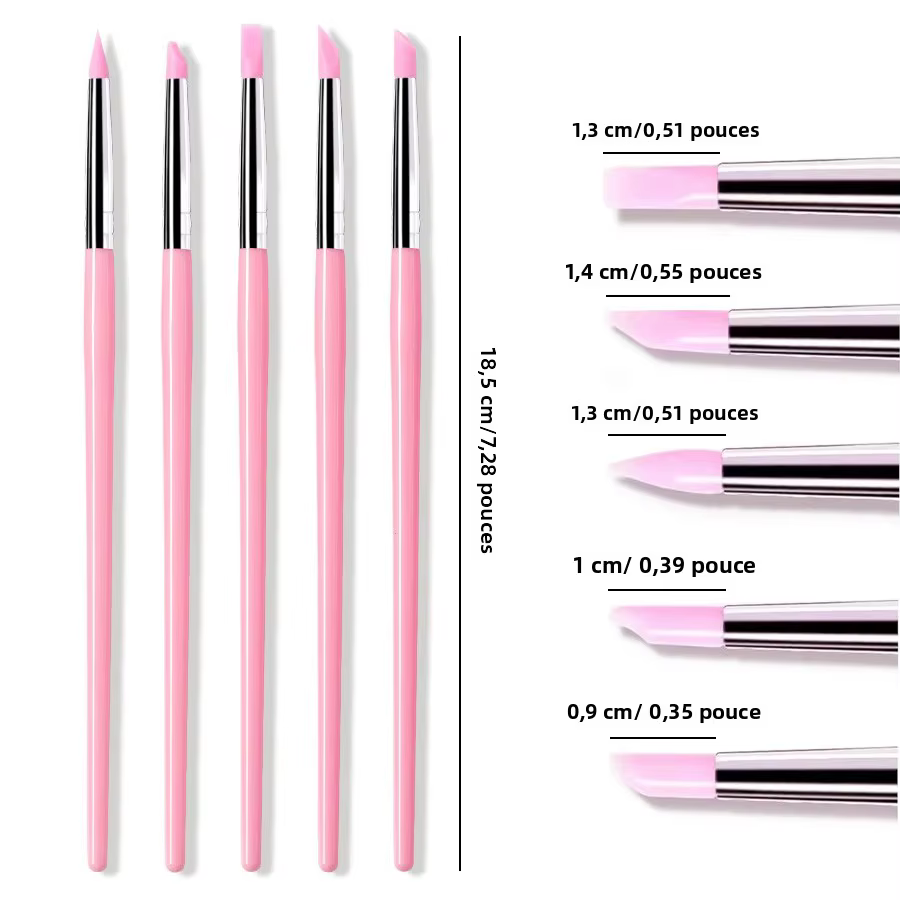 Brosse à ongles en Silicone