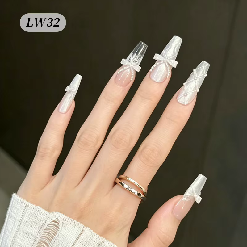 BORN PRETTY 10ml Gel Polish Effet Fil Blanc Nacré Pailleté Brillant Semi-Permanent Soak Off UV LED Vernis pour Salon de Manucure à Domicile