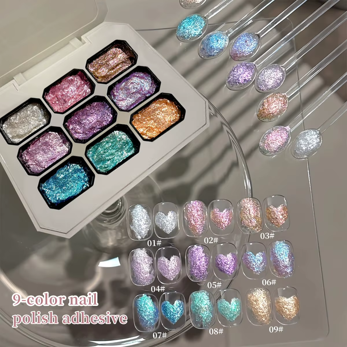 9 Couleurs Nouveau Gel à Ongles Populaire