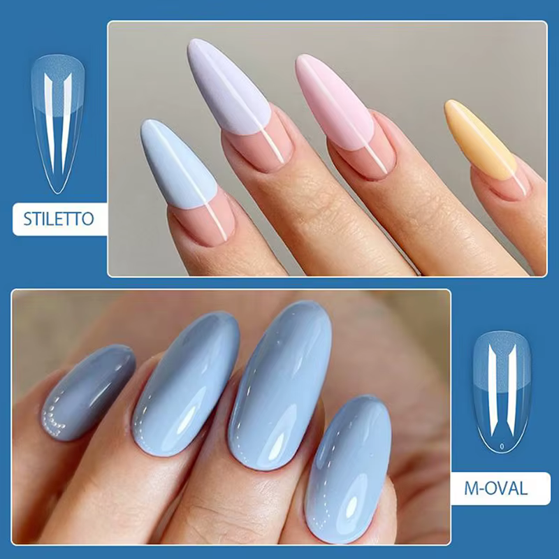 Matte presse sur les pointes des ongles couverture complète douce faux
